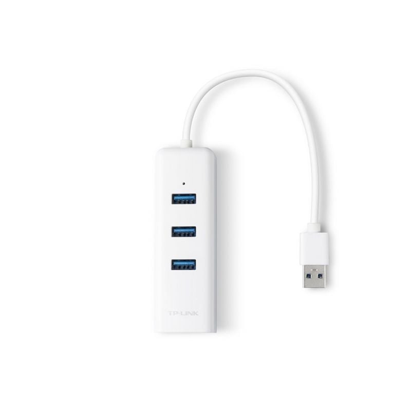 Hub USB 3.0 Tp-link UE330 / 3xusb / 1xrj45 / Branco