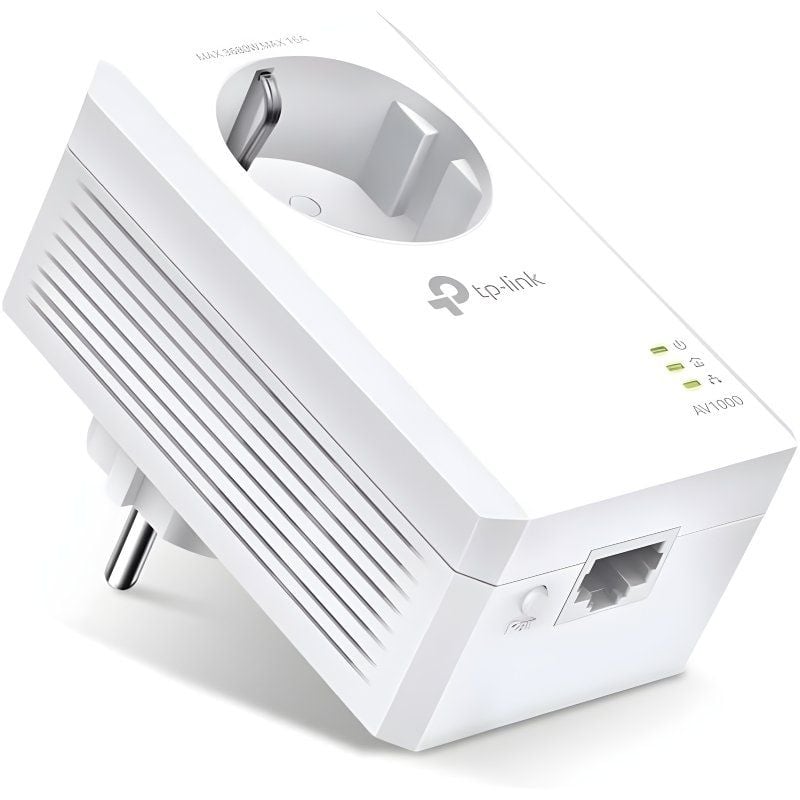 Adaptador Powerline Tp-link Tl-pa7017p 1000mbps / 300m de Alcance