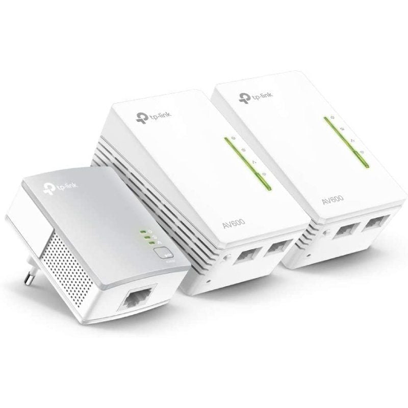 Adaptador Powerline Tp-link Wpa4220tkit 500mbps / 300m de Alcance / Conjunto de 3
