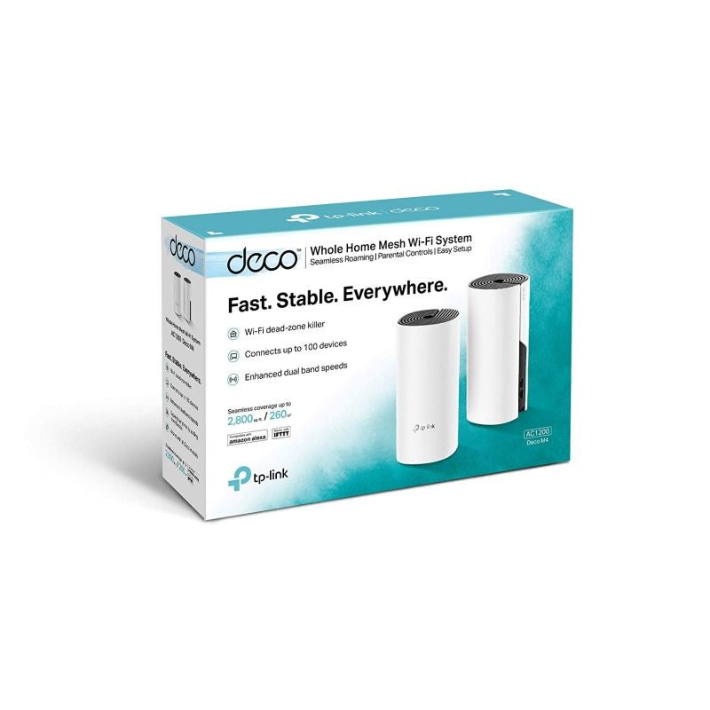 Tp-link Deco M4 Mesh System 1200mbps / 2.4ghz 5ghz / Pack de 2