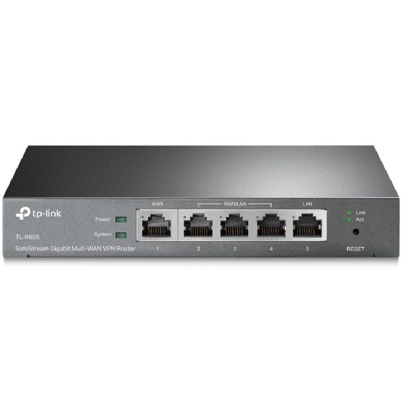 Tp-link Omada Tl-r605 Router VPN Gigabit Safestream / 5 Portas Multi-wan