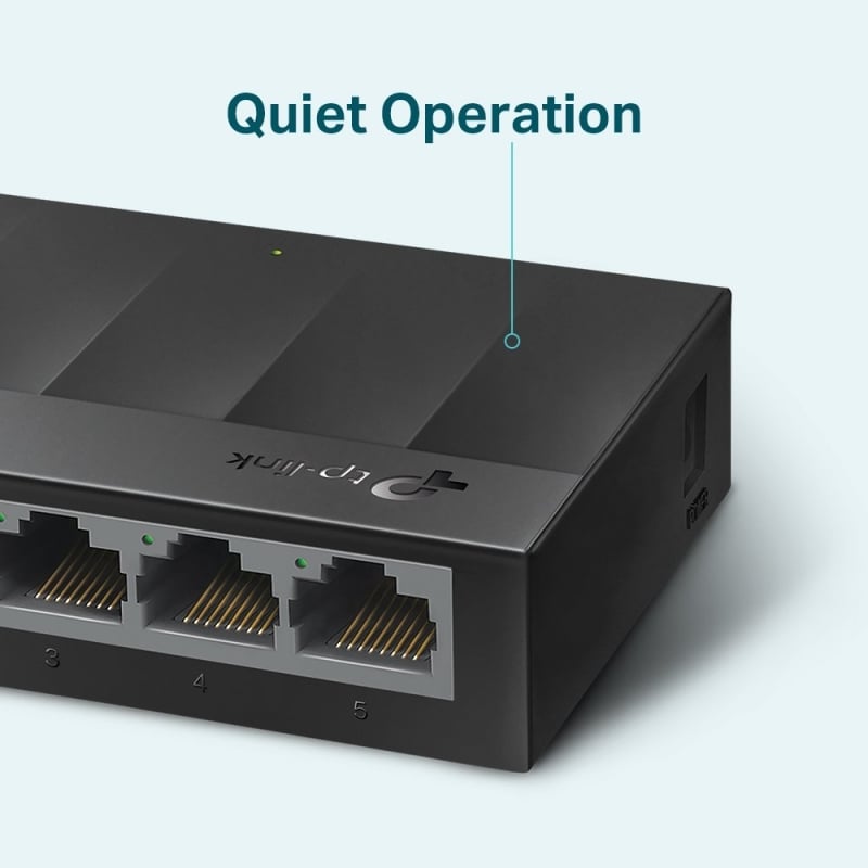 Switch Tp-link LS1005G de 5 Portas / Rj-45 10 / 100 / 1000