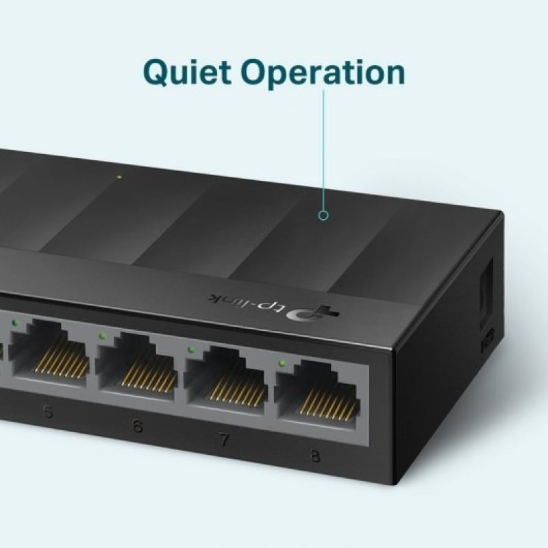 Switch Tp-link LS1008G de 8 Portas / Rj-45 10 / 100 / 1000