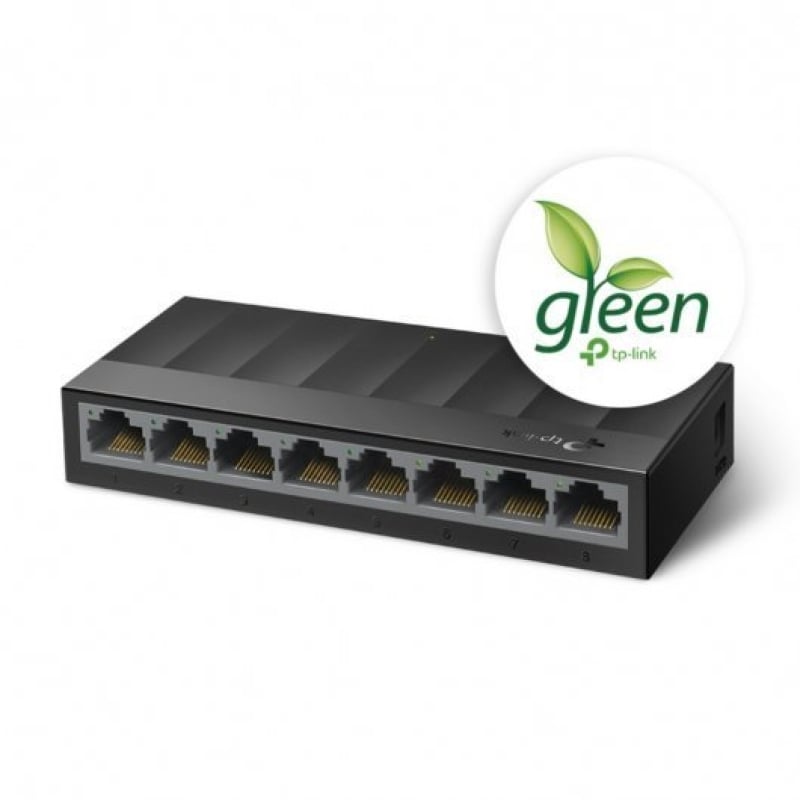 Switch Tp-link LS1008G de 8 Portas / Rj-45 10 / 100 / 1000