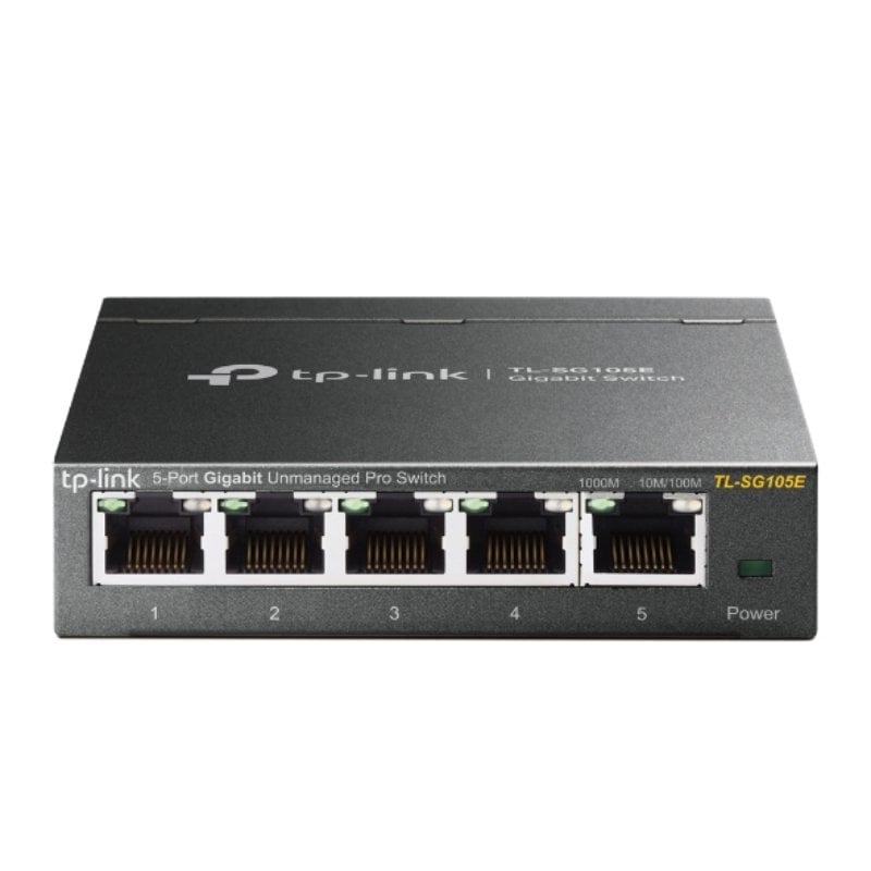 Tp-link Easy Smart Switch Tl-sg105e V2 5 Portas / Rj-45 10 / 100 / 1000
