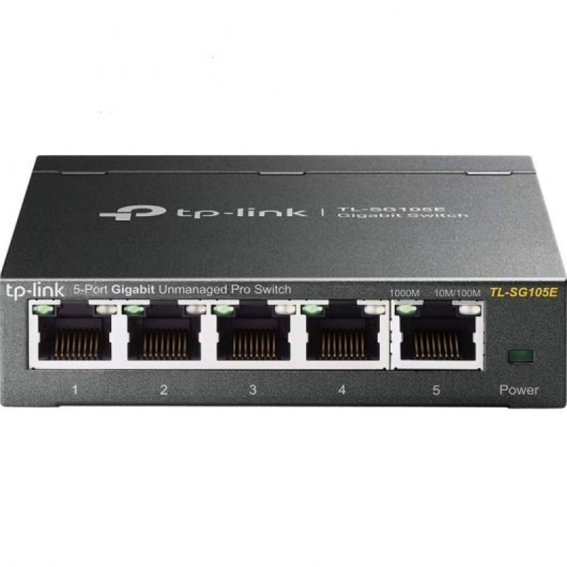 Tp-link Easy Smart Switch Tl-sg105e V2 5 Portas / Rj-45 10 / 100 / 1000