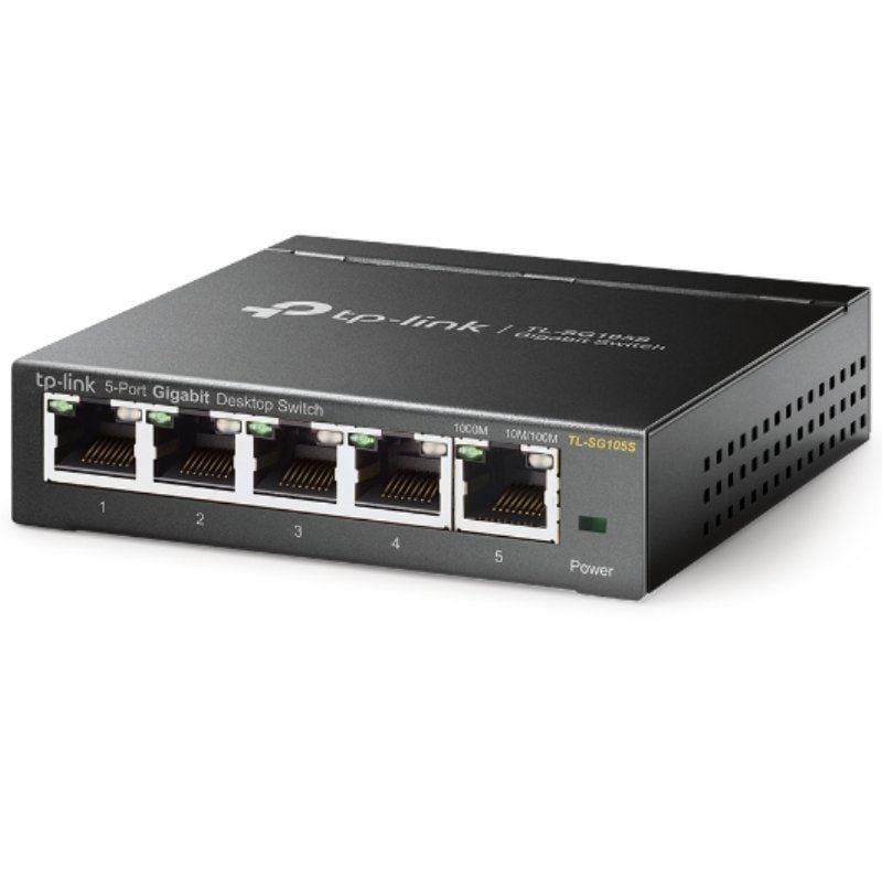 Switch Tp-link Tl-sg105s 5 Portas / Rj-45 10 / 100 / 1000