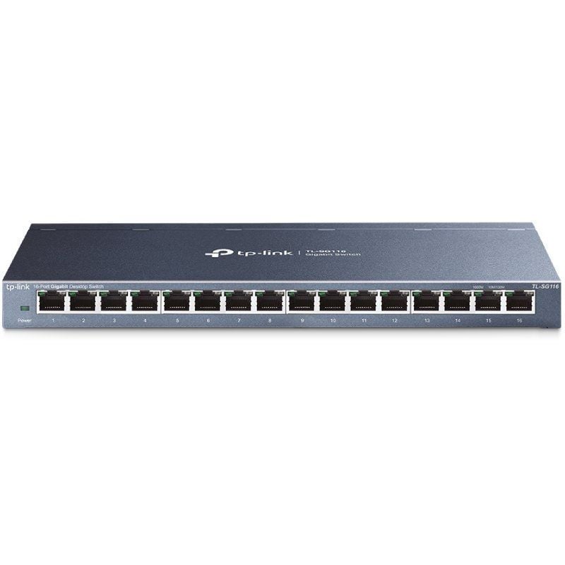 Switch Tp-link Tl-sg116 16 Portas / Rj-45 10 / 100 / 1000