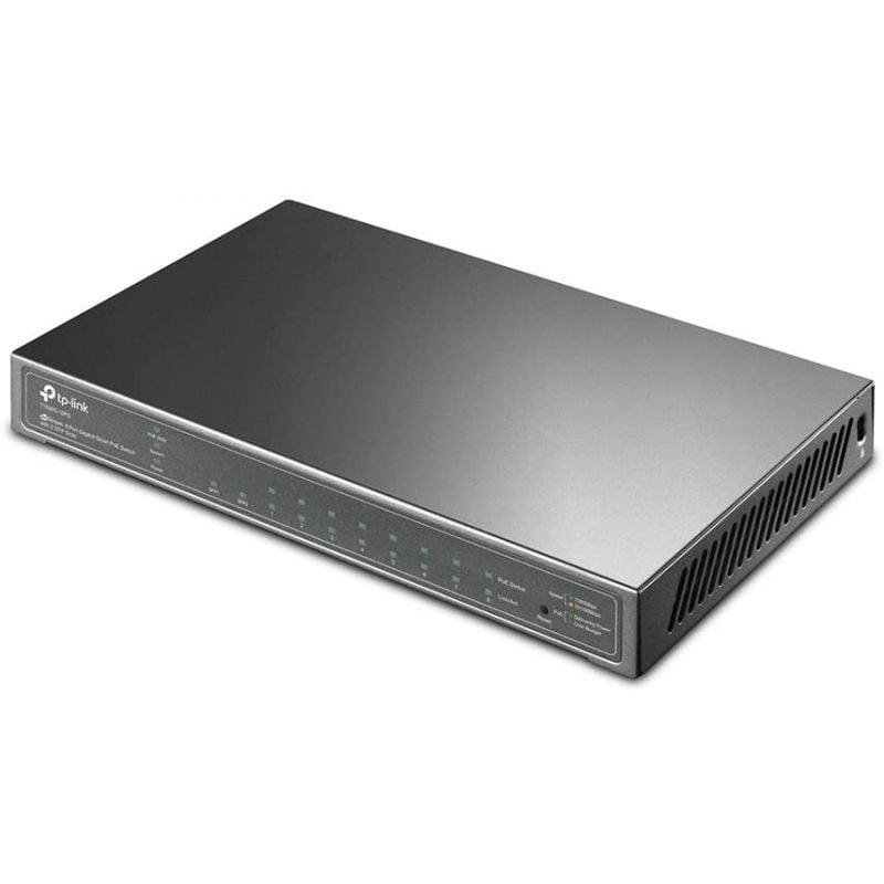 Switch Gigabit Inteligente Tp-link Tl-sg2210p 10 Portas / Rj-45 10 / 100 / 1000 Poe / SFP
