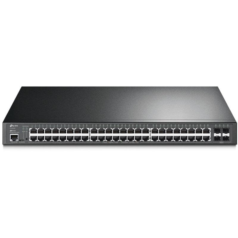 Switch Gerenciável Tp-link Omada Jetstream Tl-sg3452p V2, 52 Portas / Rj-45 10 / 100 / 1000 / Poe+…