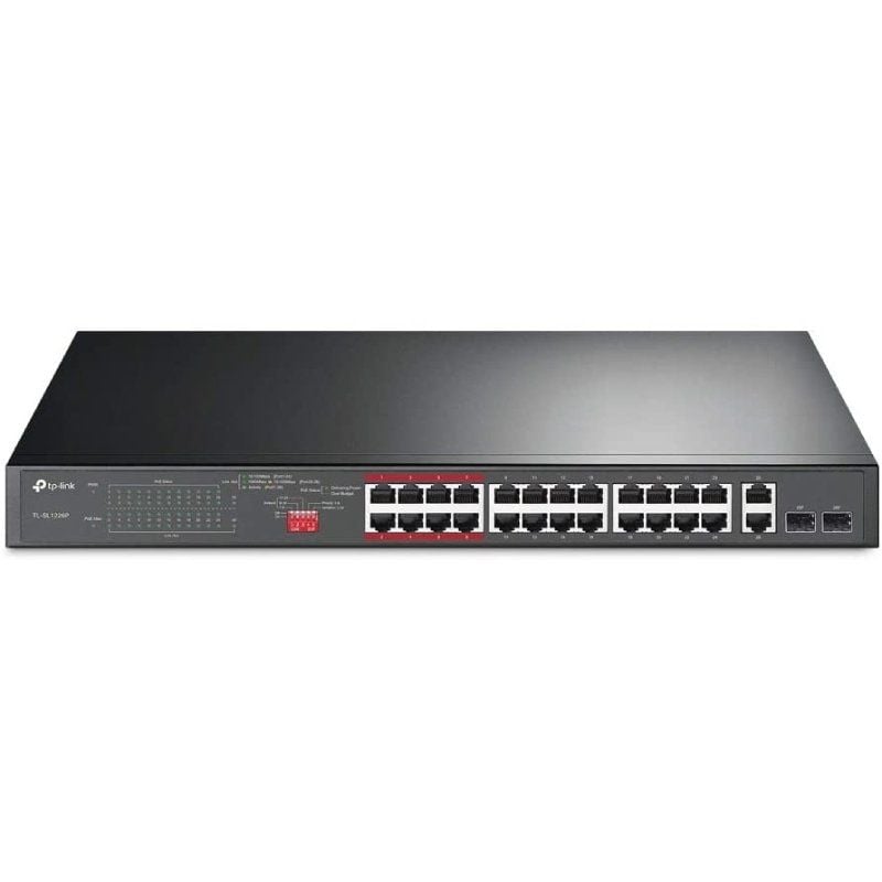 Switch Tp-link Tl-sl1226p 26 Portas / Rj-45 10 / 100 / 1000 Poe / SFP