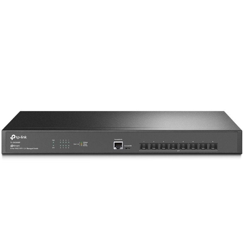 Tp-link Omada Jetstream Tl-sx3008f / 8 Portas / Sfp+ 10GE Switch Gerido
