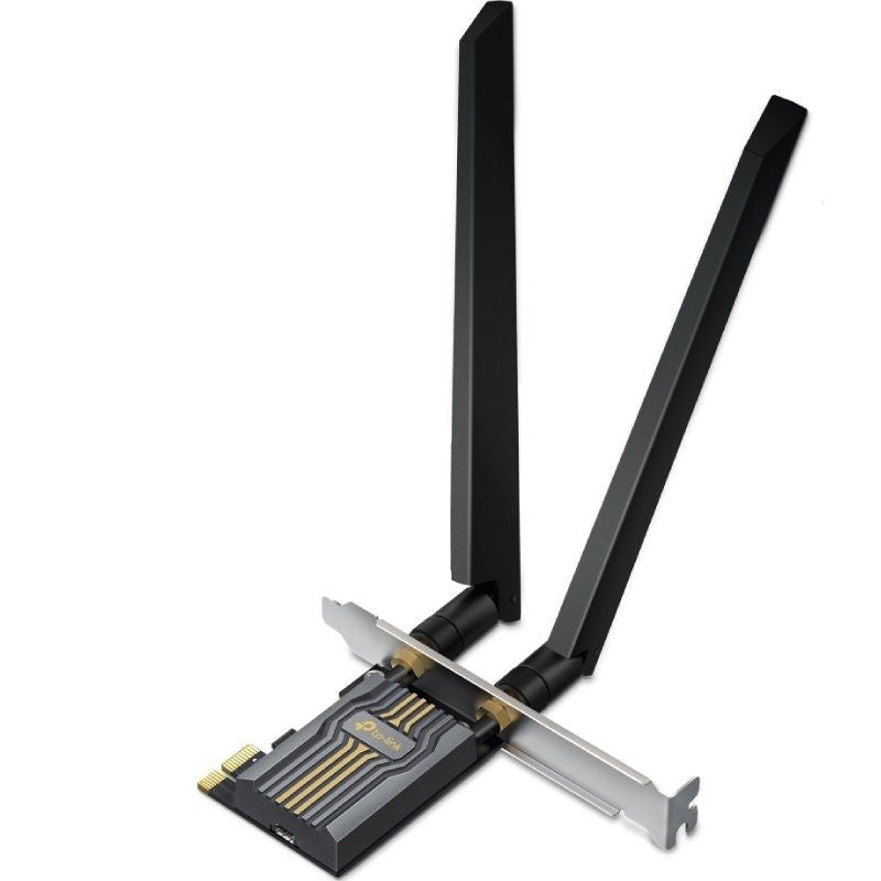 Placa de Rede sem Fios PCI Express Tp-link Archer TBE400E / Wifi 7 / 6500mbps / 2.4 / 5ghz / 6ghz