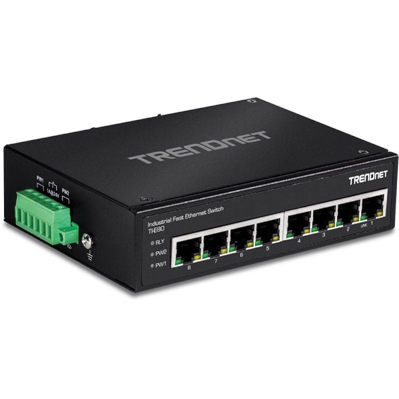 Trendnet Ti-e80 8 Portas / Rj-45 Gigabit 10 / 100 Switch