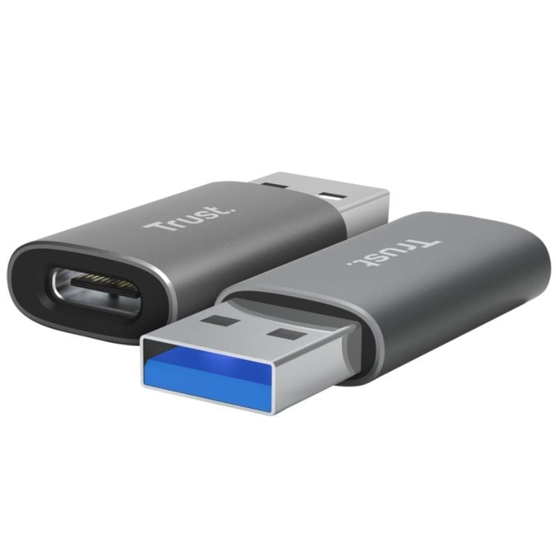 Adaptador Trust Calyx USB 3.2 GEN2 / USB Tipo C Fêmea - USB Macho
