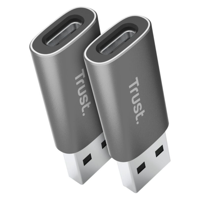 Adaptador Trust Calyx USB 3.2 GEN2 / USB Tipo C Fêmea - USB Macho