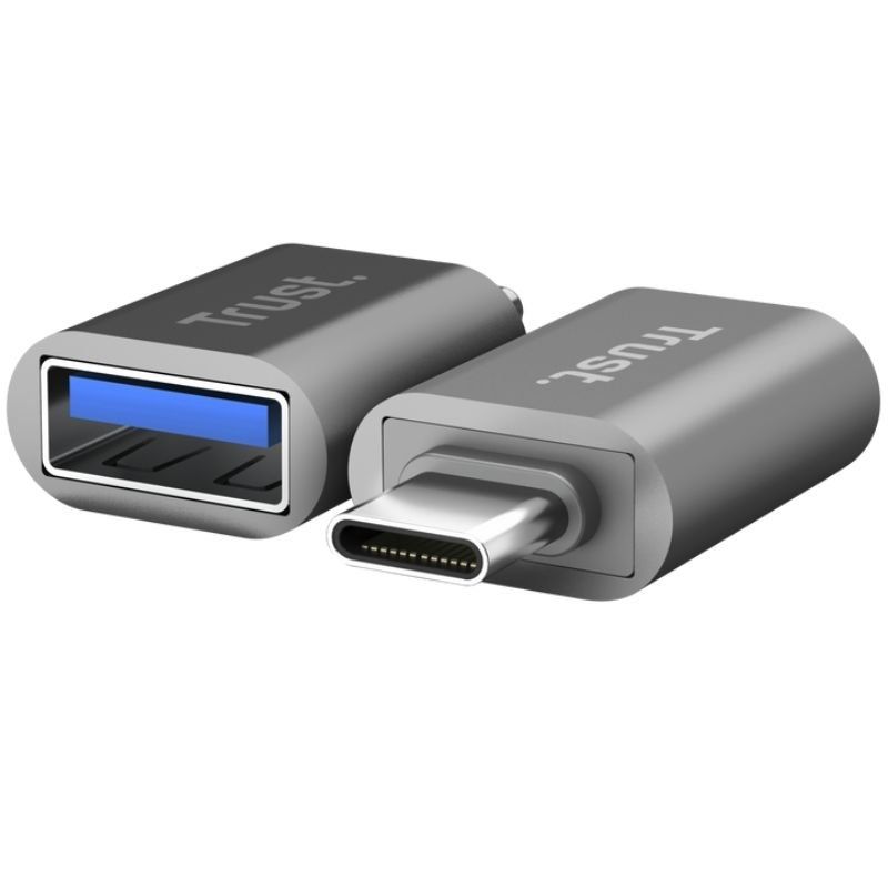 Adaptador USB 3.0 Trust Calyx 26221 / USB Tipo C Macho - USB Fêmea