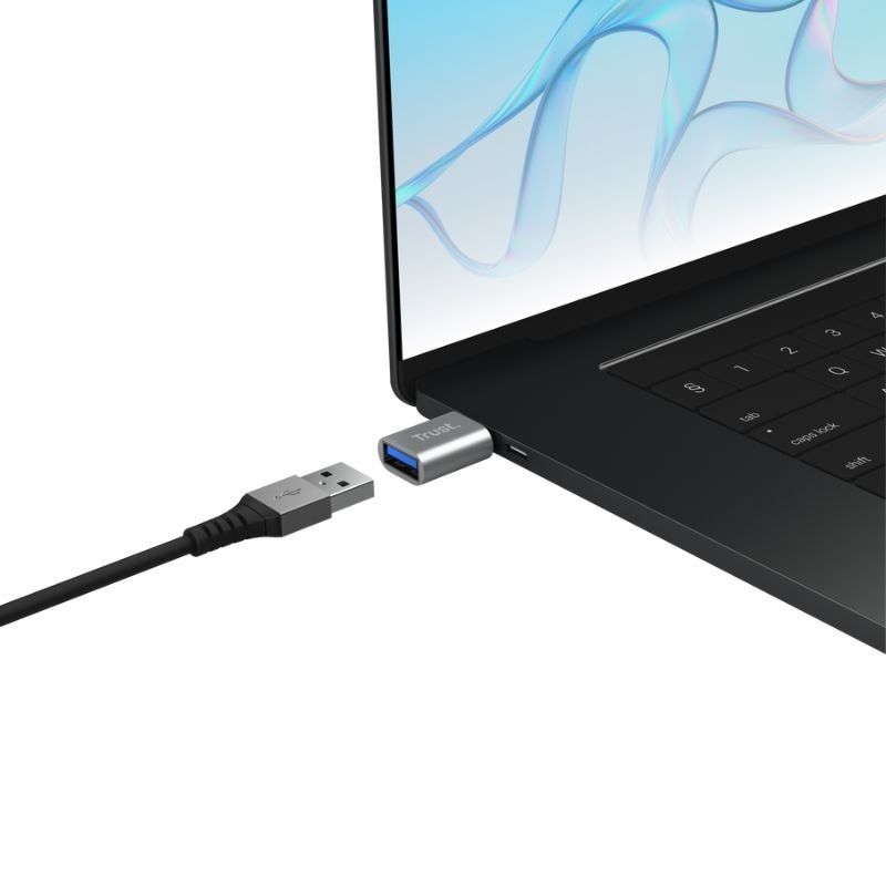 Adaptador USB 3.0 Trust Calyx 26221 / USB Tipo C Macho - USB Fêmea