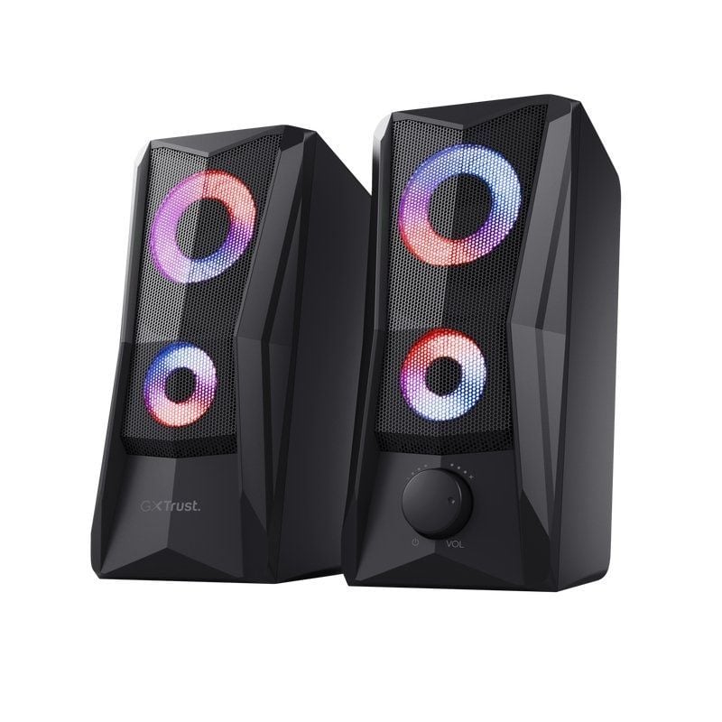 Colunas de Som Trust Gaming GXT 606 JAVV / 12W / 2.0 / Preto