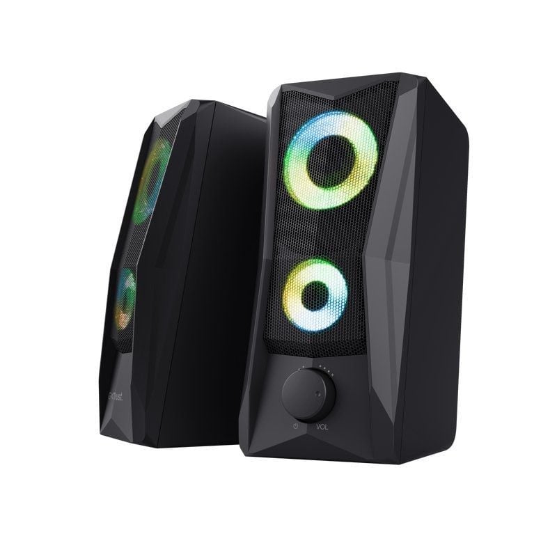 Colunas de Som Trust Gaming GXT 606 JAVV / 12W / 2.0 / Preto