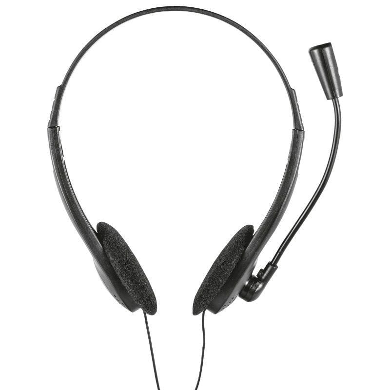 Trust Primo Chat Auscultadores / com Microfone / Jack 3.5 / Preto