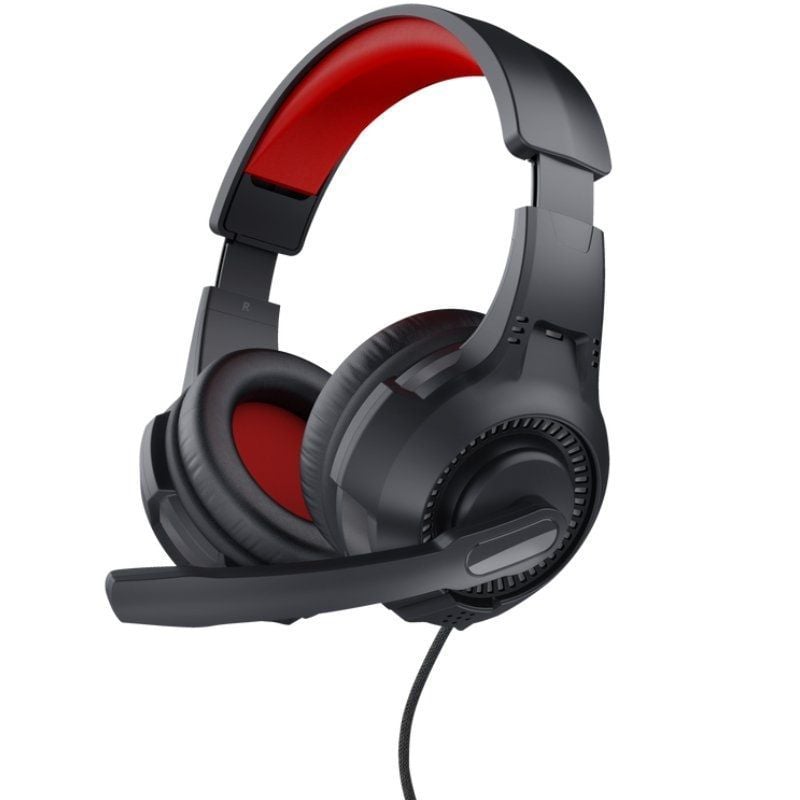 Auscultadores para Jogos com Microfone Trust Gaming 24785 / Jack 3.5 / Vermelho e Preto