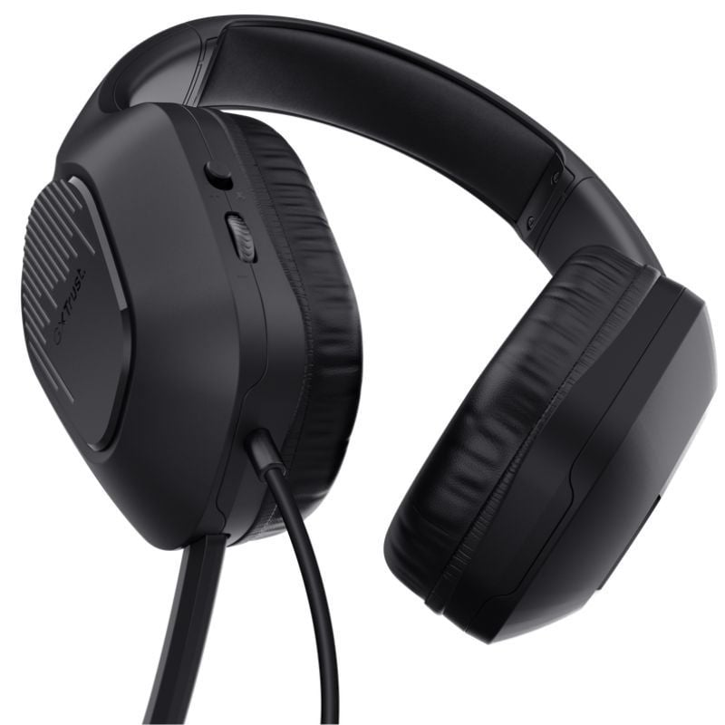 Auscultadores para Jogos com Microfone Trust Gaming GXT 417 Zirox / Jack 3.5 / Preto