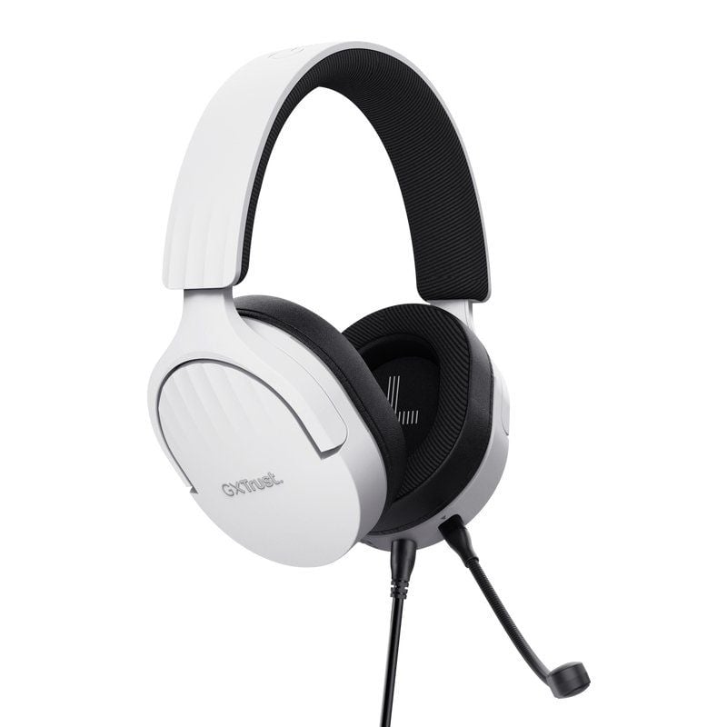 Auscultadores para Jogos com Microfone Trust Gaming GXT 489 Fayzo / Jack 3.5 / Branco