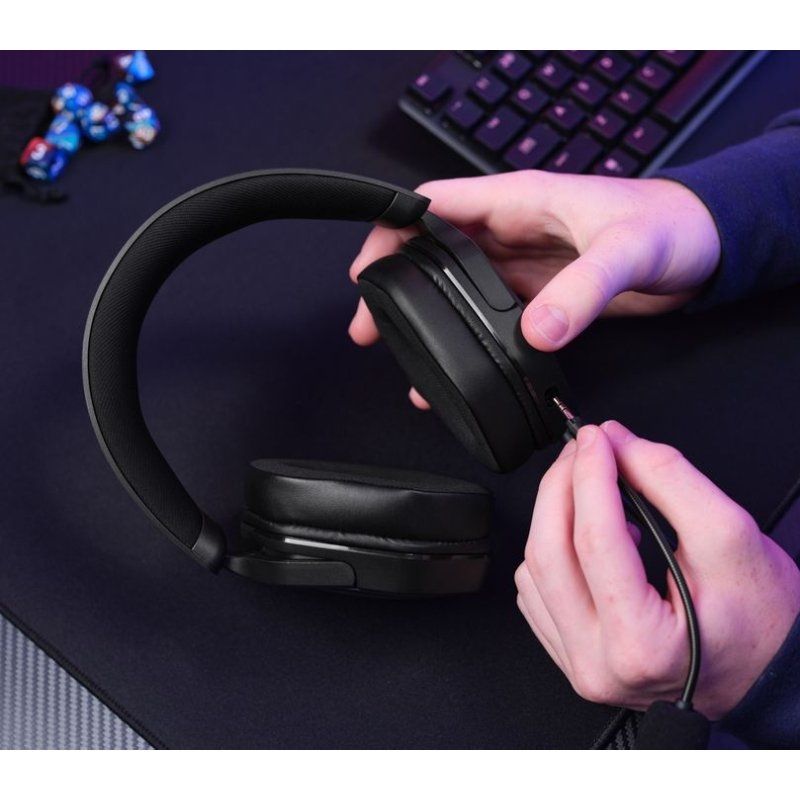 Auscultadores para Jogos com Microfone Trust Gaming GXT 492 Carus / Jack 3.5 / Preto