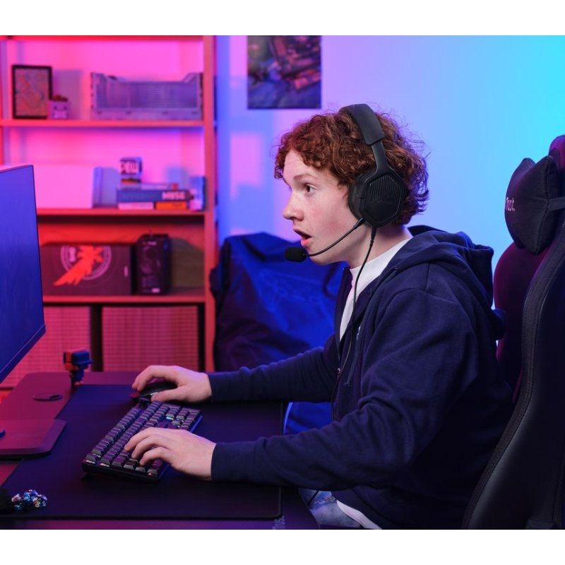 Auscultadores para Jogos com Microfone Trust Gaming GXT 492 Carus / Jack 3.5 / Preto