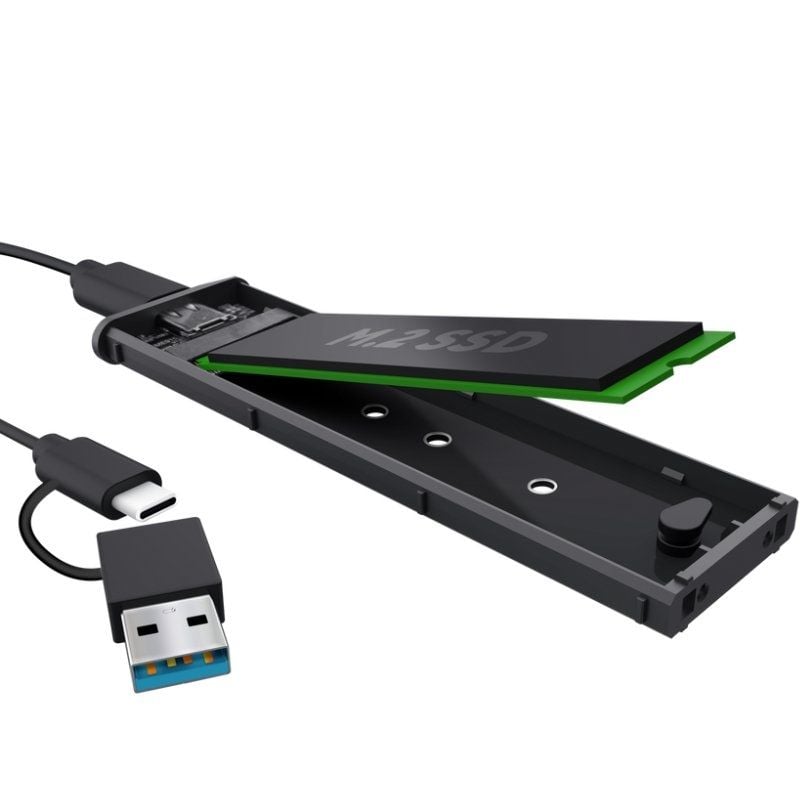 Trust 25806 Caixa Externa M.2 para SSD M.2 / USB 3.2 Gen2 / sem Parafusos