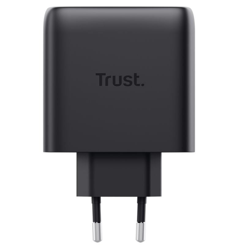 Carregador de Parede Gan Trust Maxo 65W 25525 Gan / 2xusb Tipo C / Inclui Cabo USB Tipo C / 65W