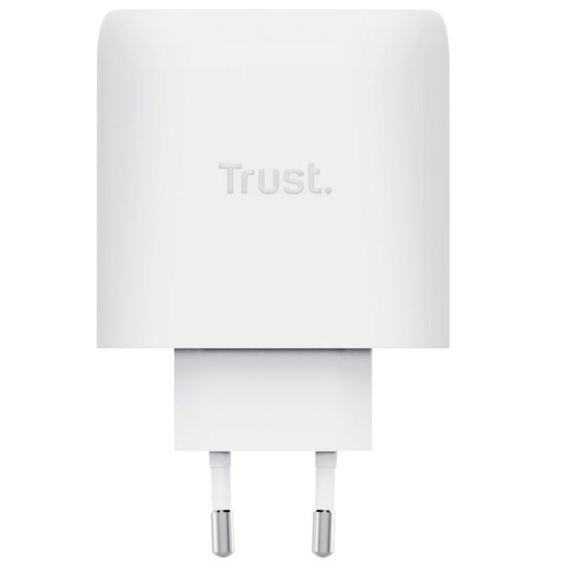 Carregador de Parede Gan Trust Maxo 65W 26068 Gan / 3xusb Tipo C / 1xusb / Inclui Cabo USB Tipo C /…