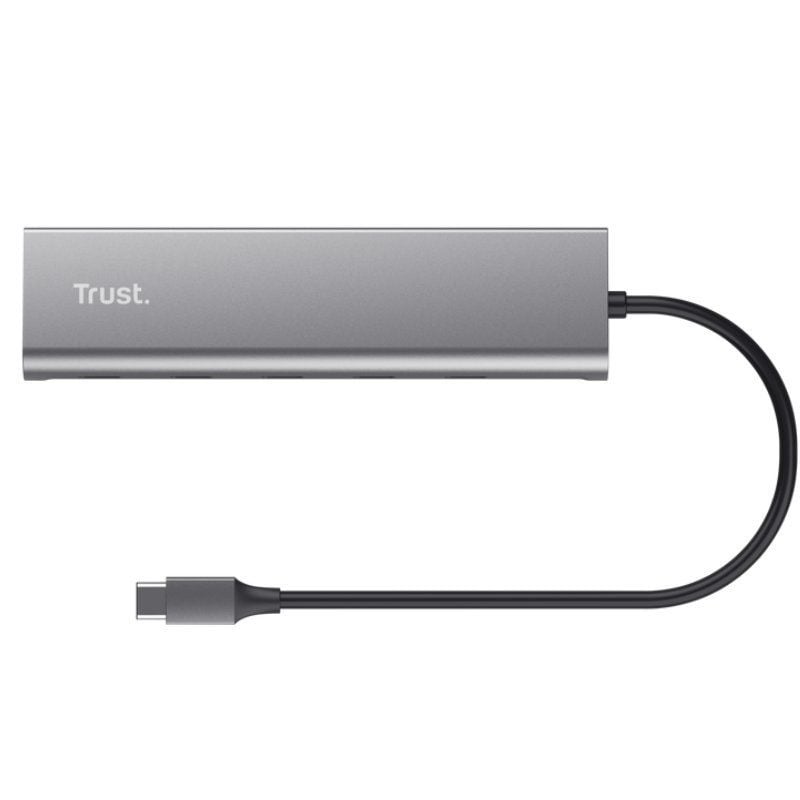 Hub USB Tipo C Trust Halyx / 4xusb Tipo C / 1xusb Tipo C PD