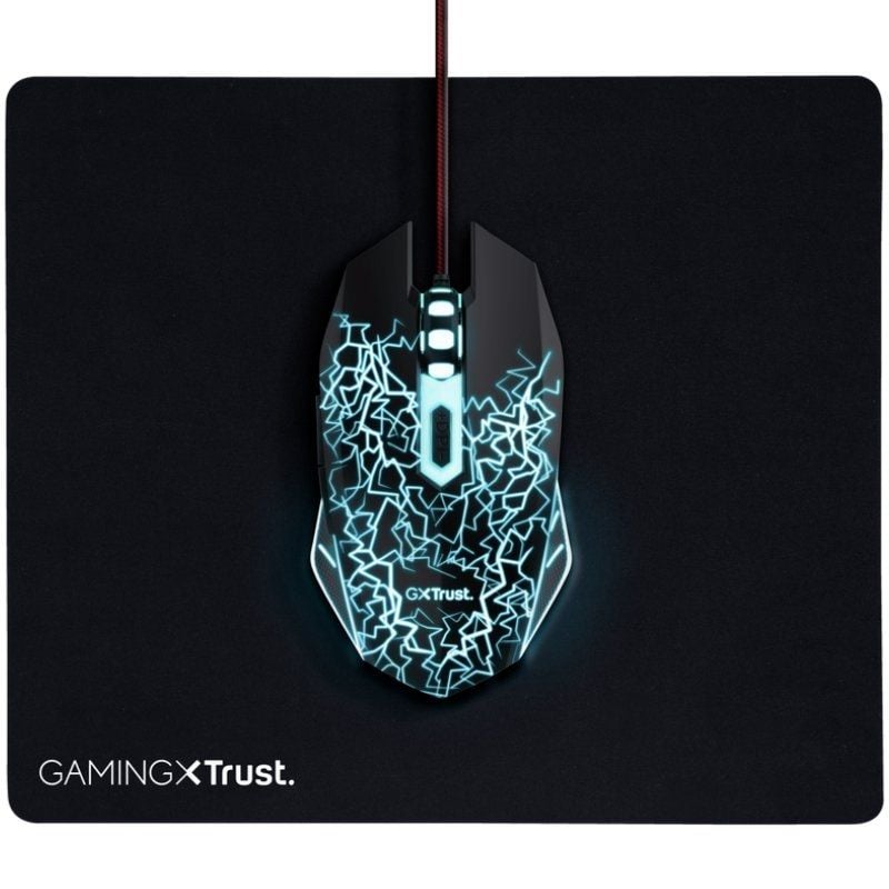 Pack Gaming Trust Gaming 24752 / Rato Ótico + Tapete de Rato