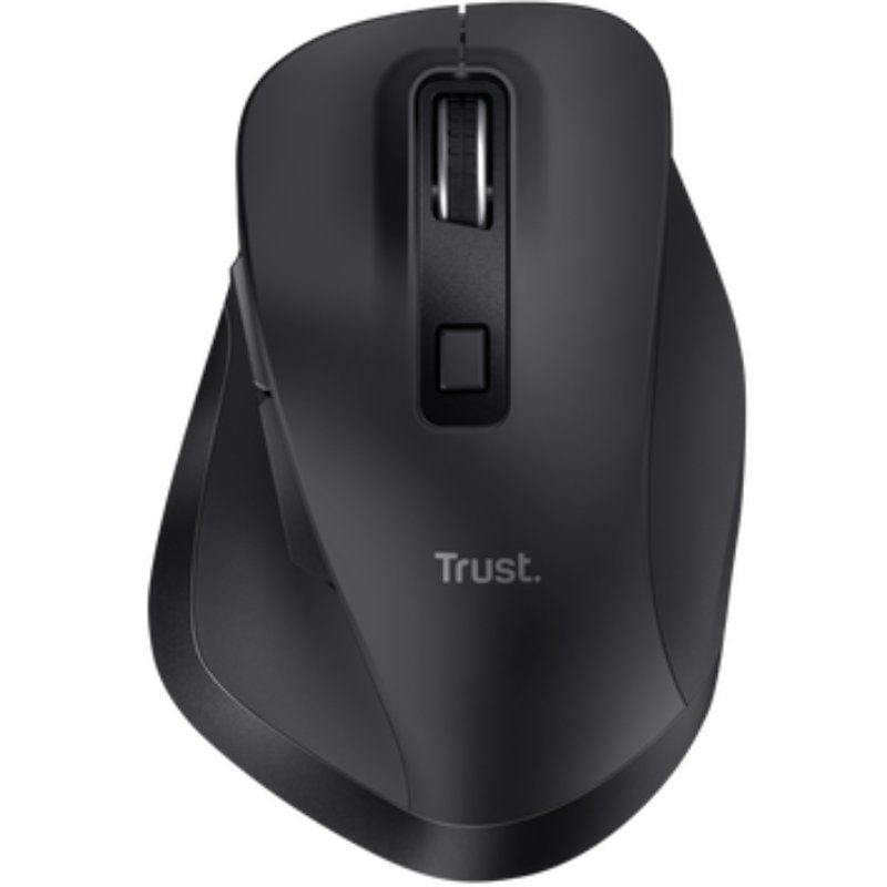 Trust Fyda Rato Ergonómico sem Fios para Vários Dispositivos / Bateria Recarregável / Até 2400 DPI