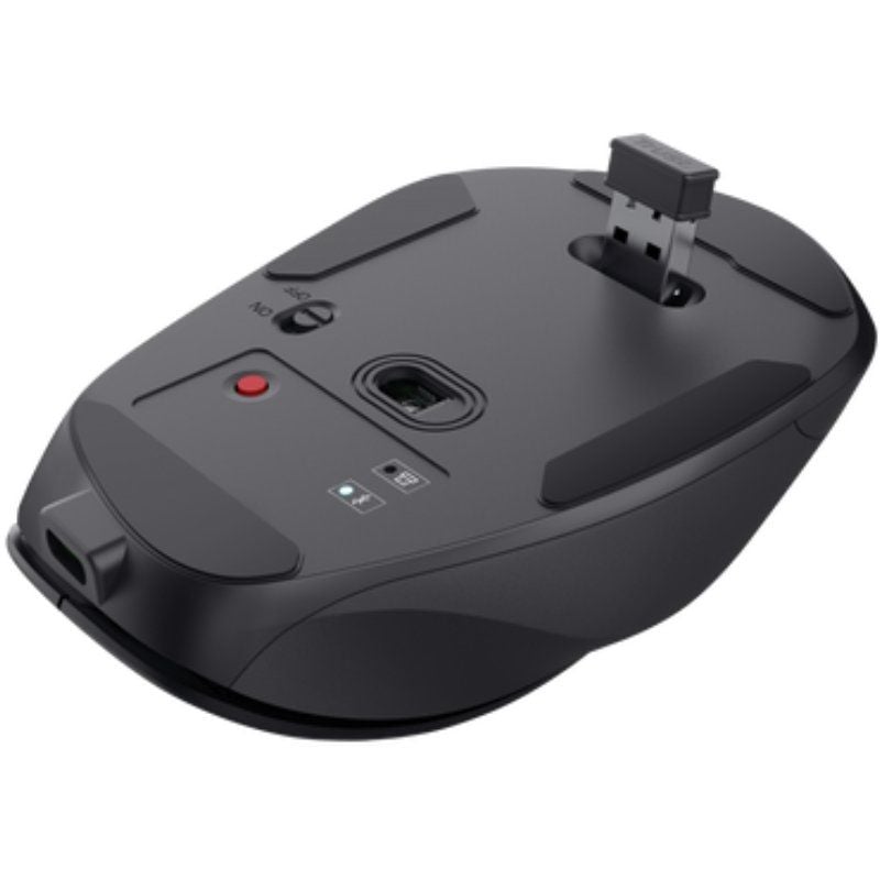 Trust Fyda Rato Ergonómico sem Fios para Vários Dispositivos / Bateria Recarregável / Até 2400 DPI