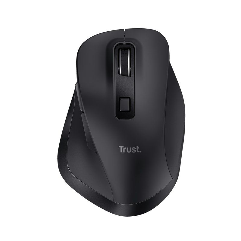 Rato Ergonómico sem Fios Trust Fyda Eco / Bateria Recarregável / Até 2400 DPI