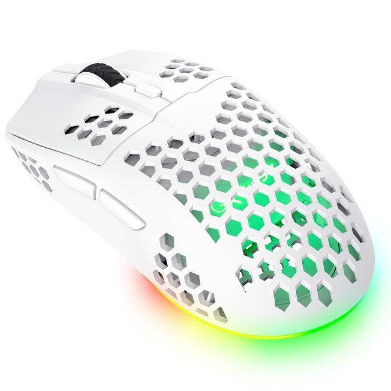 Trust Gaming GXT 929 Helox Rato sem Fios para Jogos / Bateria Recarregável / Até 4800 DPI / Branco