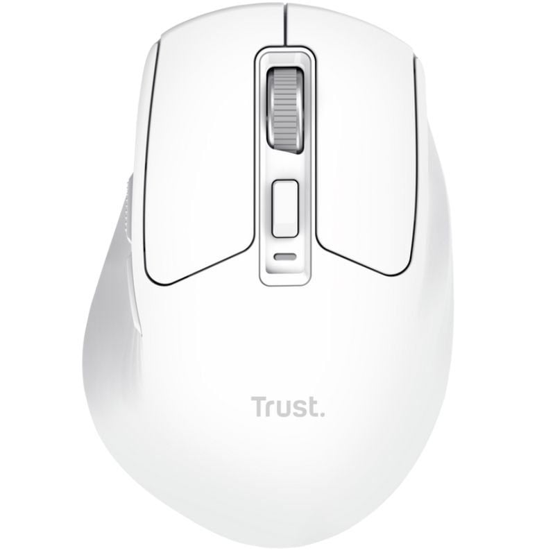 Trust Niven Comfort Wireless Mouse 26022 / Bateria Recarregável / Até 3200 DPI / Branco