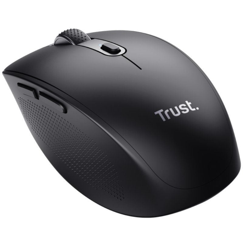 Trust Ozaa Compact Wireless Bluetooth Mouse / Bateria Recarregável / Até 3200 DPI / Preto