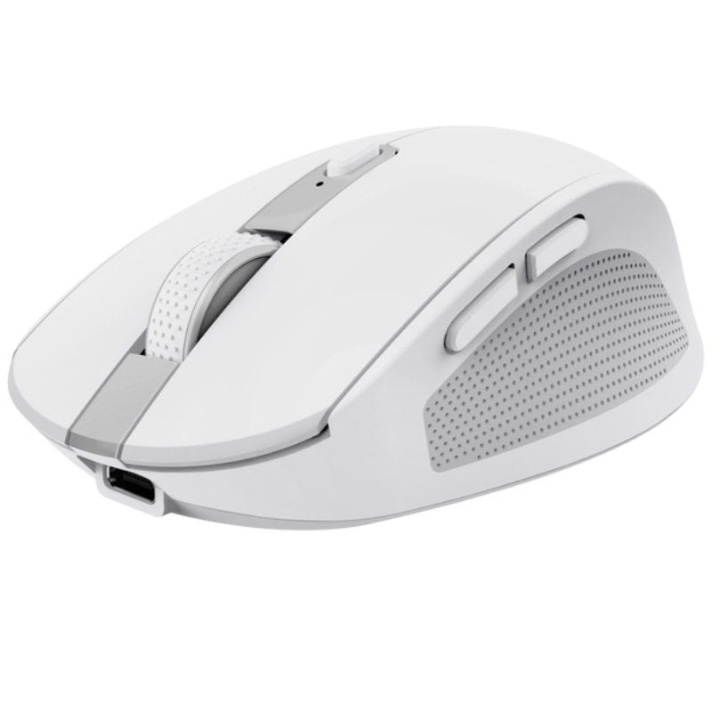 Trust Ozaa Compact Wireless Bluetooth Mouse / Bateria Recarregável / Até 3200 DPI / Branco