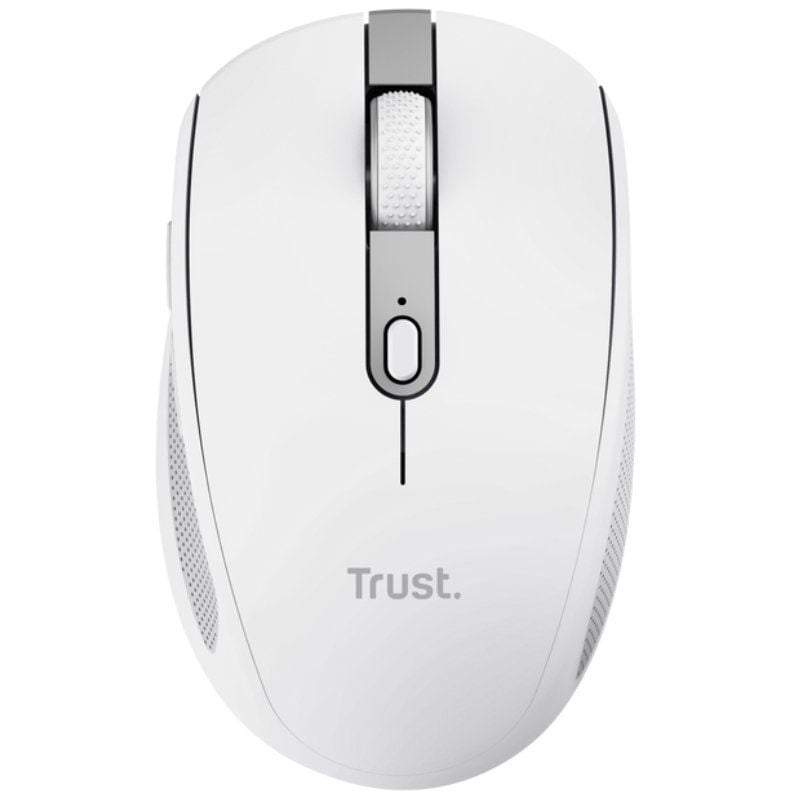 Trust Ozaa Compact Wireless Bluetooth Mouse / Bateria Recarregável / Até 3200 DPI / Branco