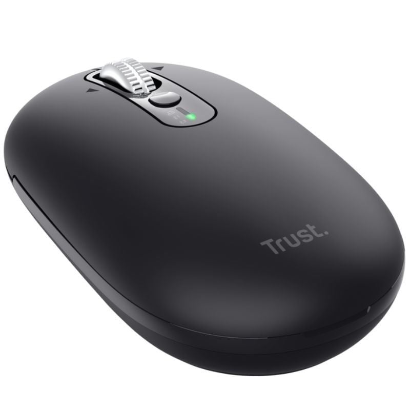 Trust Seron 26018 Rato sem Fios / Bateria Recarregável / Até 3200 DPI / Preto