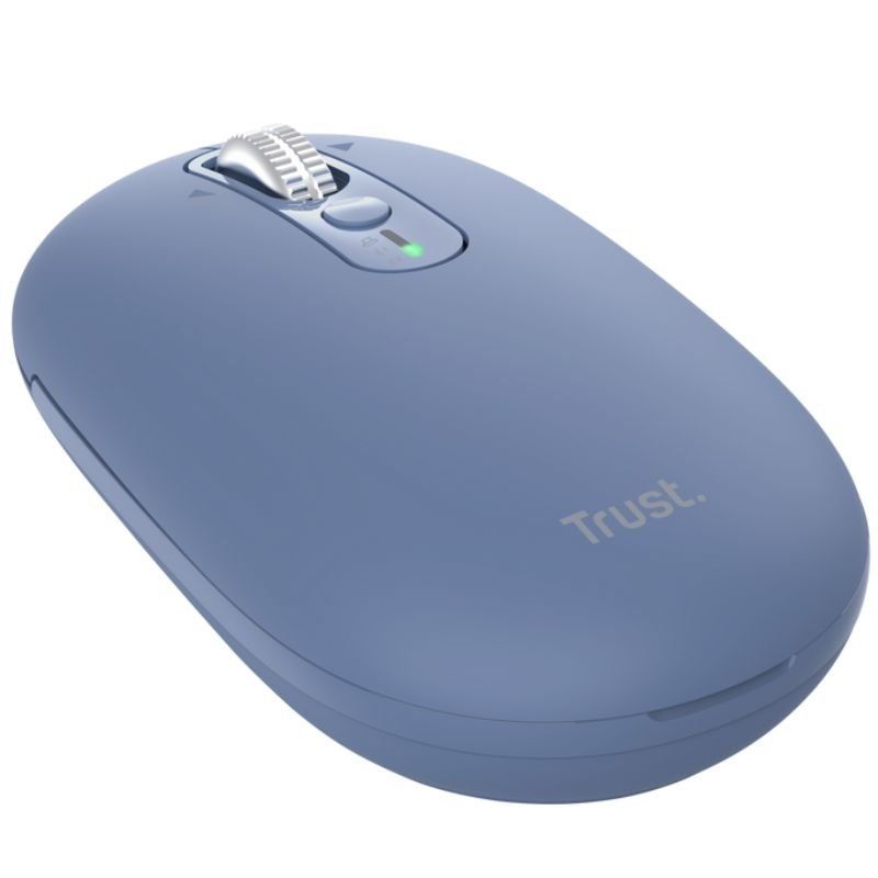 Rato sem Fios Trust Seron 26020 / Bateria Recarregável / Até 3200 DPI / Azul