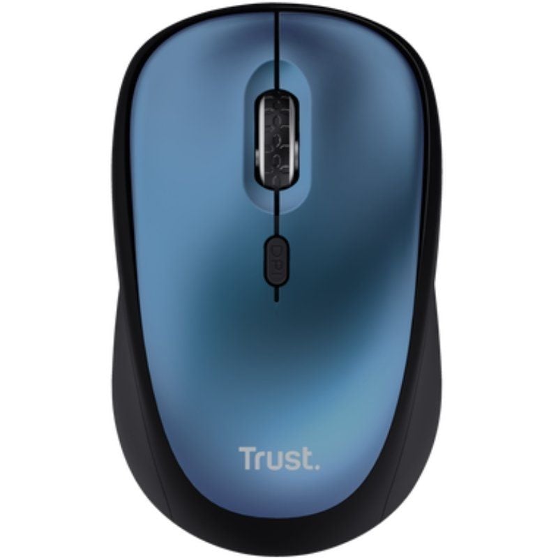 Mini Rato sem Fios Silencioso Trust Yvi+ / Até 1600 DPI / Azul