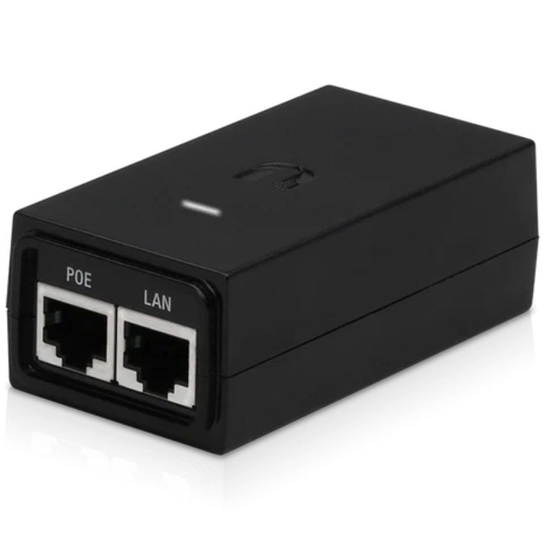 Fonte de Alimentação Poe Ubiquiti Poe-24-24w-g Gigabyte Poe-24-24w-g
