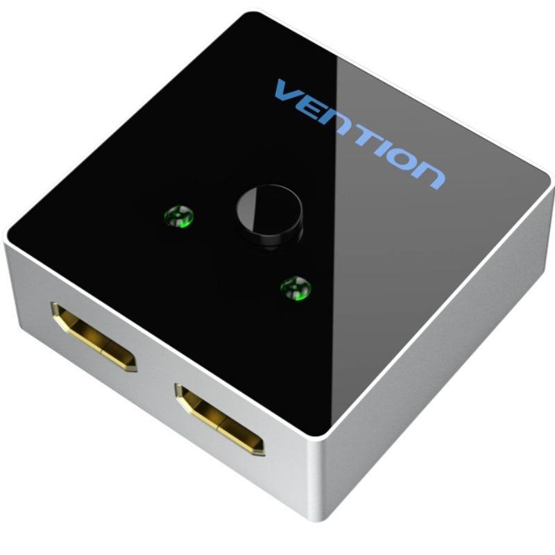 Vention AFLH0 HDMI Fêmea - 2x HDMI Fêmea 4K HDMI 2.0 Interruptor Bi-direcional Vention AFLH0 HDMI F…