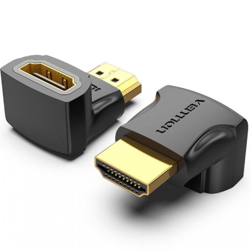 Vention AIOB0 / Adaptador HDMI Macho - HDMI Fêmea 4K 90º Vention AIOB0 / HDMI Macho - HDMI Fêmea