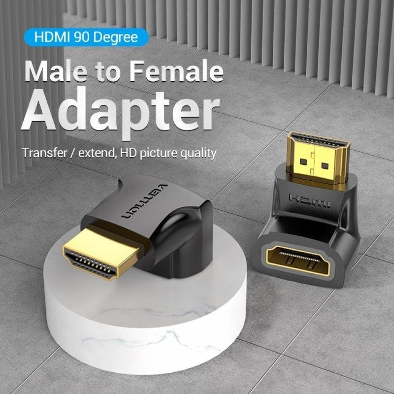 Vention AIOB0 / Adaptador HDMI Macho - HDMI Fêmea 4K 90º Vention AIOB0 / HDMI Macho - HDMI Fêmea